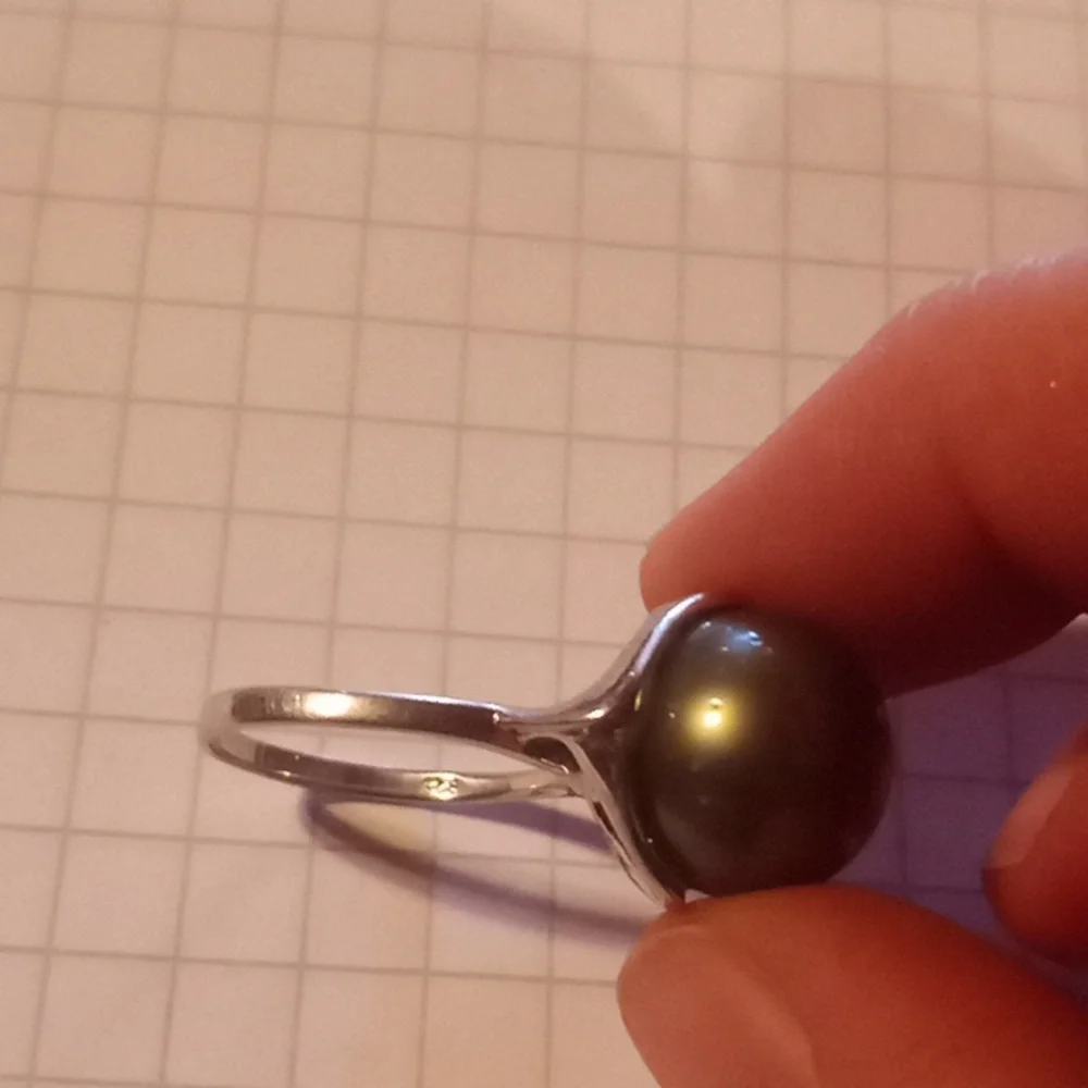 Tahitian pearl ring - Picture 6 of 8